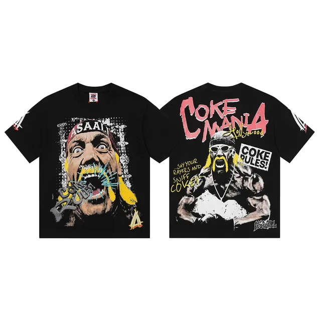 ASAI Coke Rules Graphic Print Black T-Shirt 2