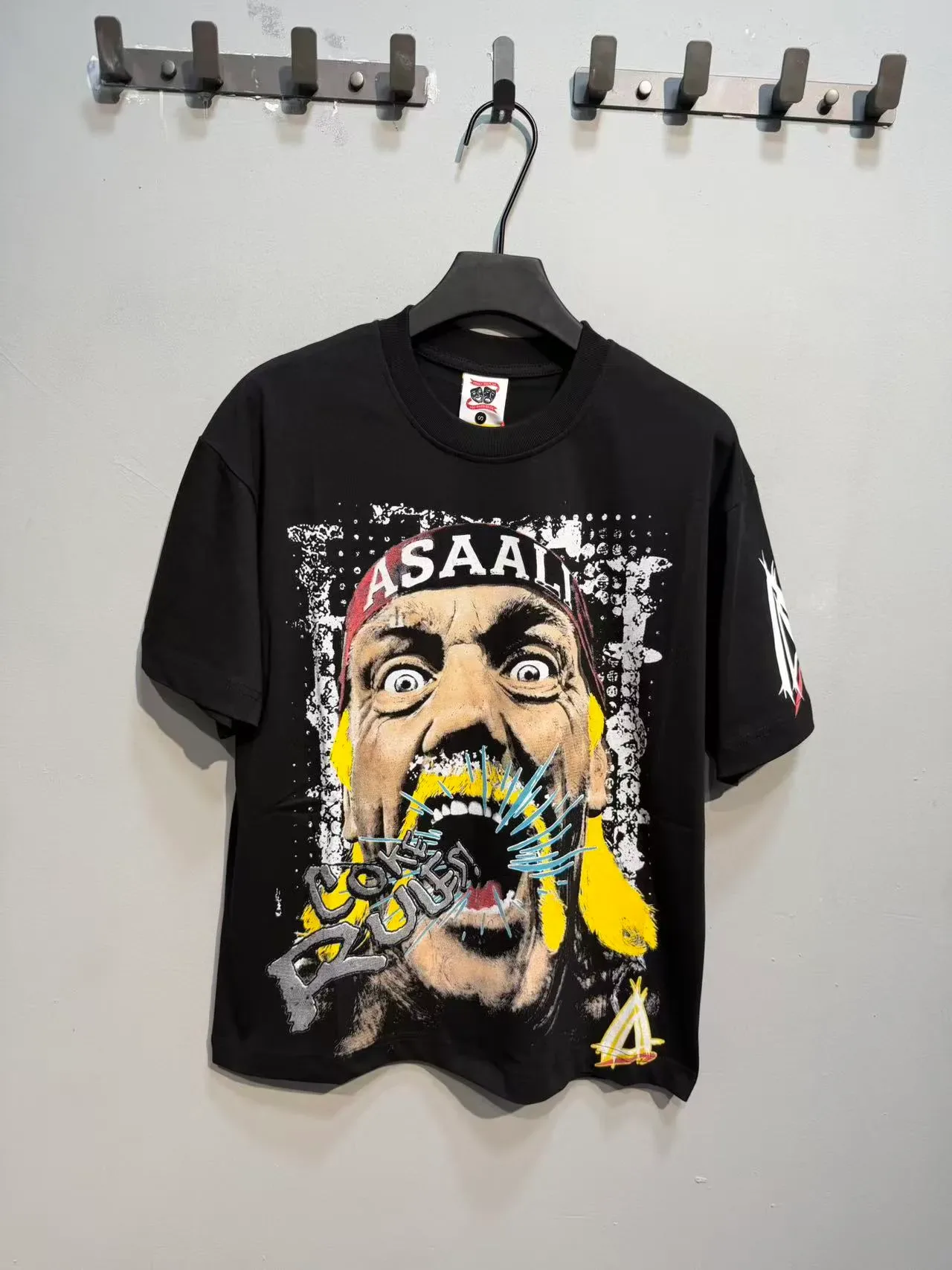 ASAI Coke Rules Graphic Print Black T-Shirt 7