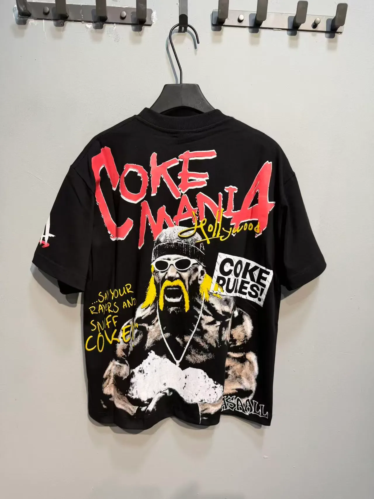 ASAI Coke Rules Graphic Print Black T-Shirt 8