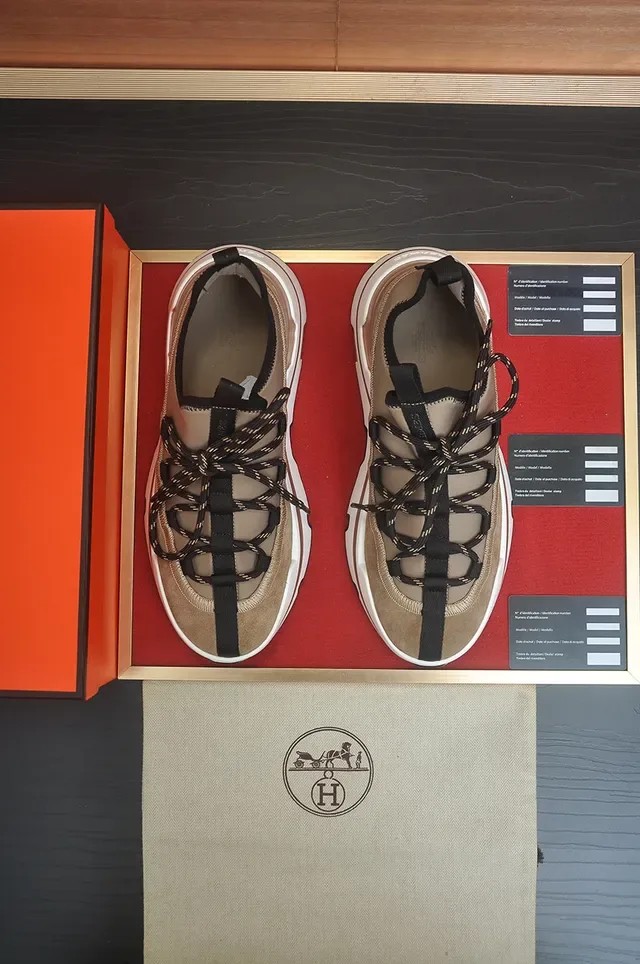 Beige and White Chunky Lifestyle Sneaker 5