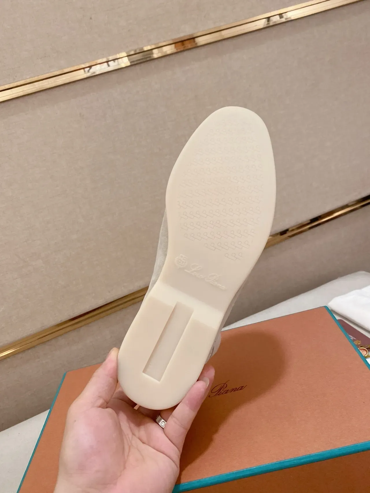 Beige Suede Tassel Strap Loafer 2