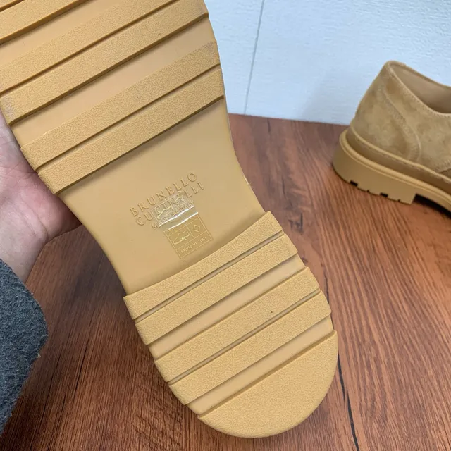Beige Suede Upper Chunky Lug Sole Casual Shoes 9