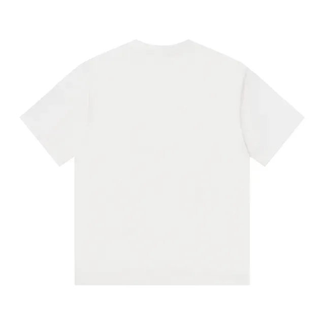 Beige White Oversized Fit Multi-Figure Religious Iconography Print T-Shirt 5