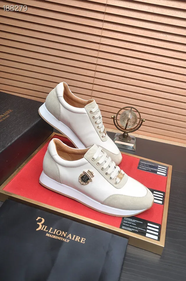 Billionaire Crested Two-Tone Lifestyle Sneakers 6