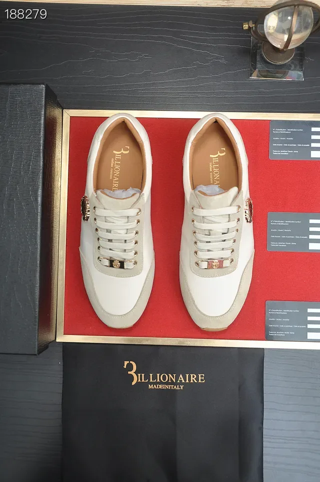 Billionaire Crested Two-Tone Lifestyle Sneakers 8