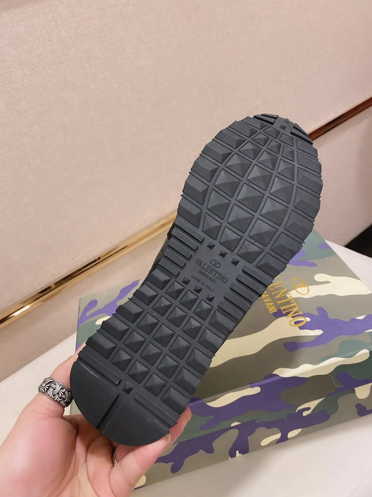 Black Camouflage Overlay Low-Top Lifestyle Sneaker 2