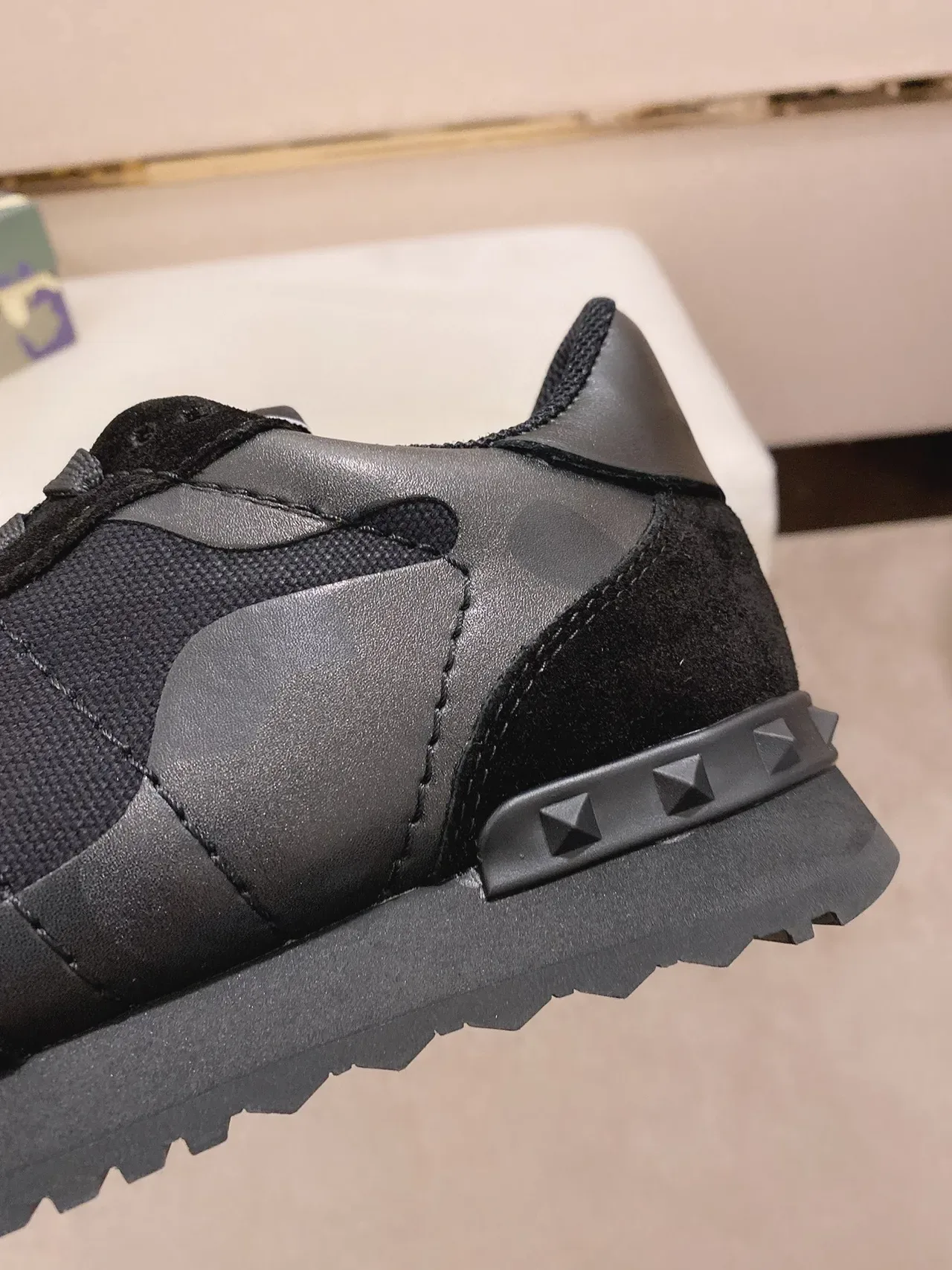 Black Camouflage Overlay Low-Top Lifestyle Sneaker 3