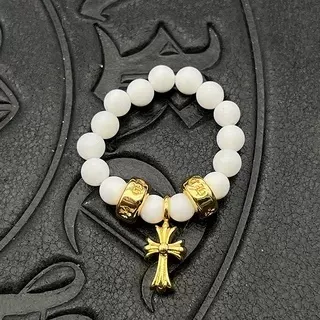Black Gold Beaded Stretch-Fit Bracelet 5