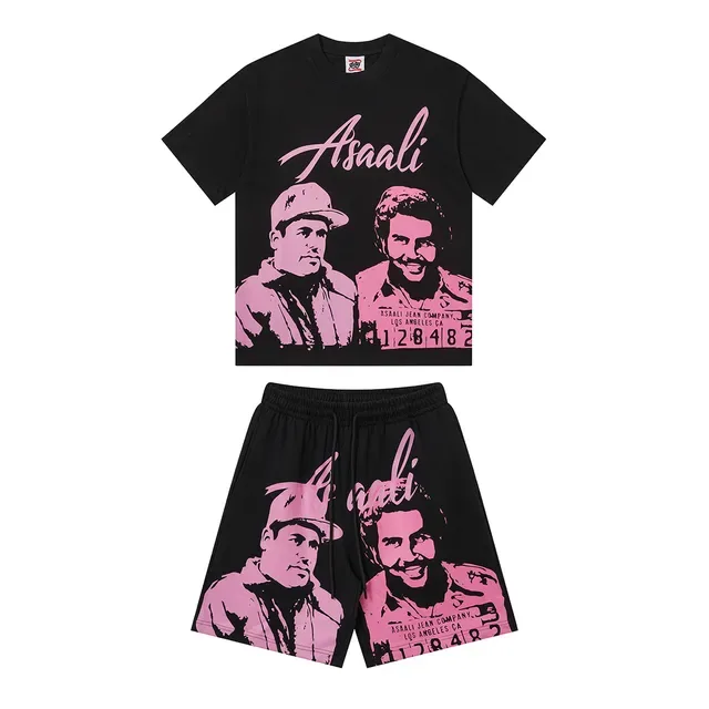 Black Graphic Print Crewneck T-Shirt 3
