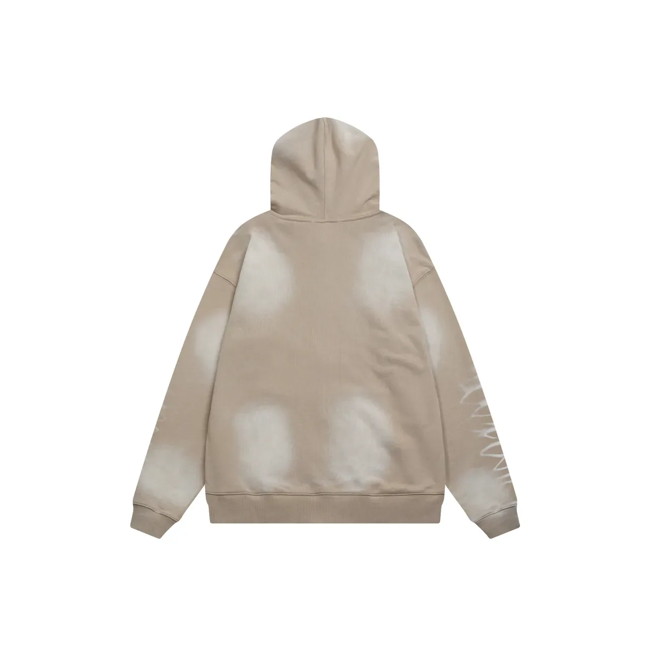Black Gray Full-Zip Embroidered Graphic Hoodie 10