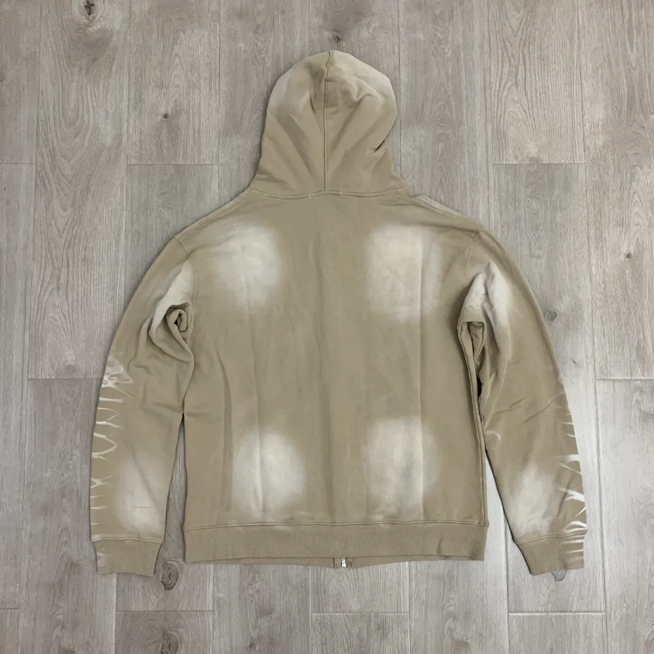 Black Gray Full-Zip Embroidered Graphic Hoodie 18