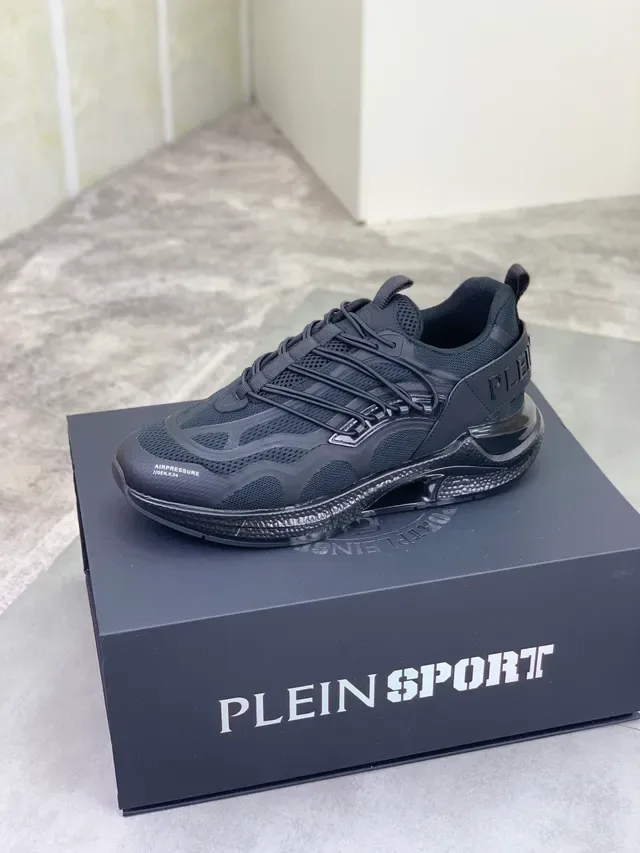 Black Mesh and Synthetic Overlay Lifestyle Sneaker 4