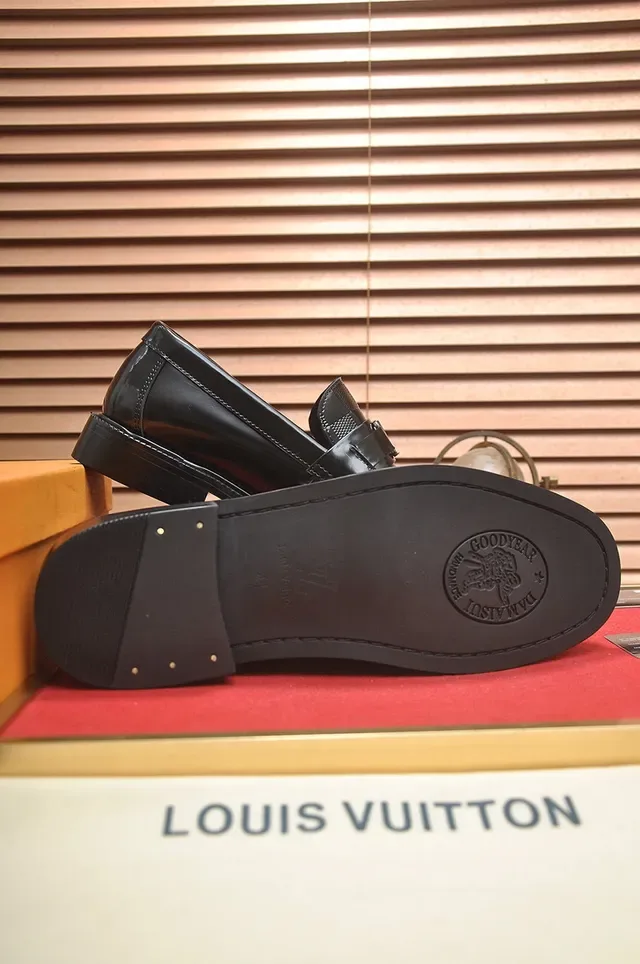 Black Patent Leather Bit Strap Loafer 5