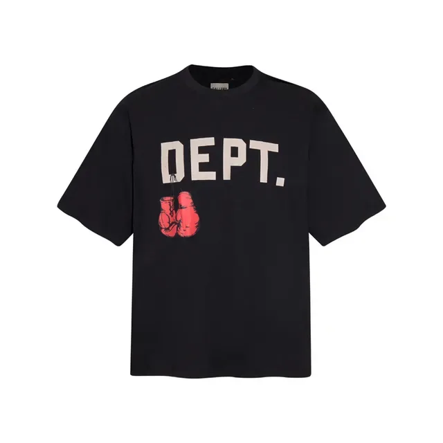 Black Red Oversized Fit Graphic Print T-Shirt 4