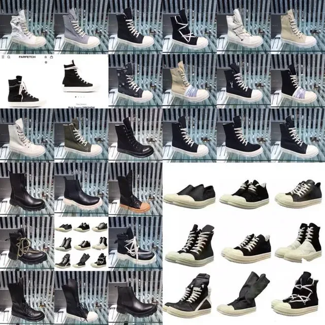 Black White High-Top Canvas Upper Lifestyle Sneakers 2