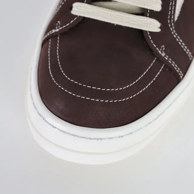 Brown and Beige Two-Tone Platform Lifestyle Sneakers 5