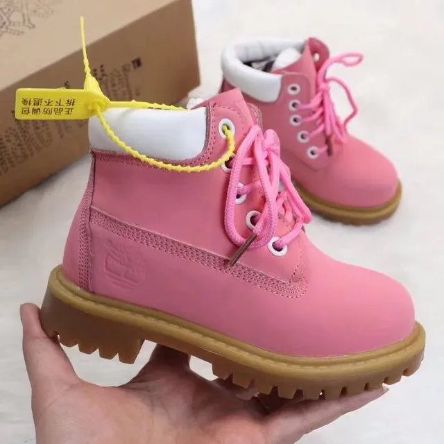 Brown White Lace-Up Ankle Padded Collar Work Boots 8