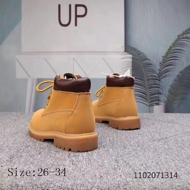 Brown White Lace-Up Ankle Padded Collar Work Boots 13