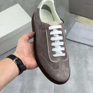 Brunello Cucinelli Suede Low-Top Lifestyle Sneaker