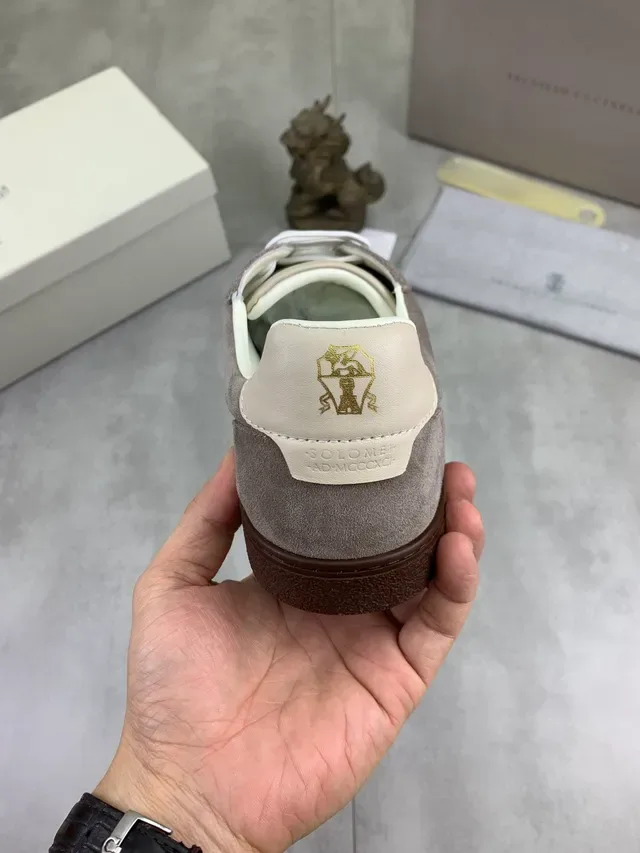 Brunello Cucinelli Suede Low-Top Lifestyle Sneaker 3