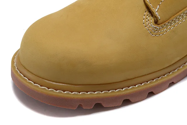Caterpillar بيج بني بني نو باك علوية مزدوجة الخياطات أحذية العمل 6