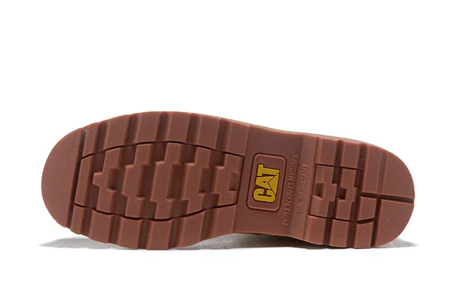 Caterpillar بيج بني بني نو باك علوية مزدوجة الخياطات أحذية العمل 11