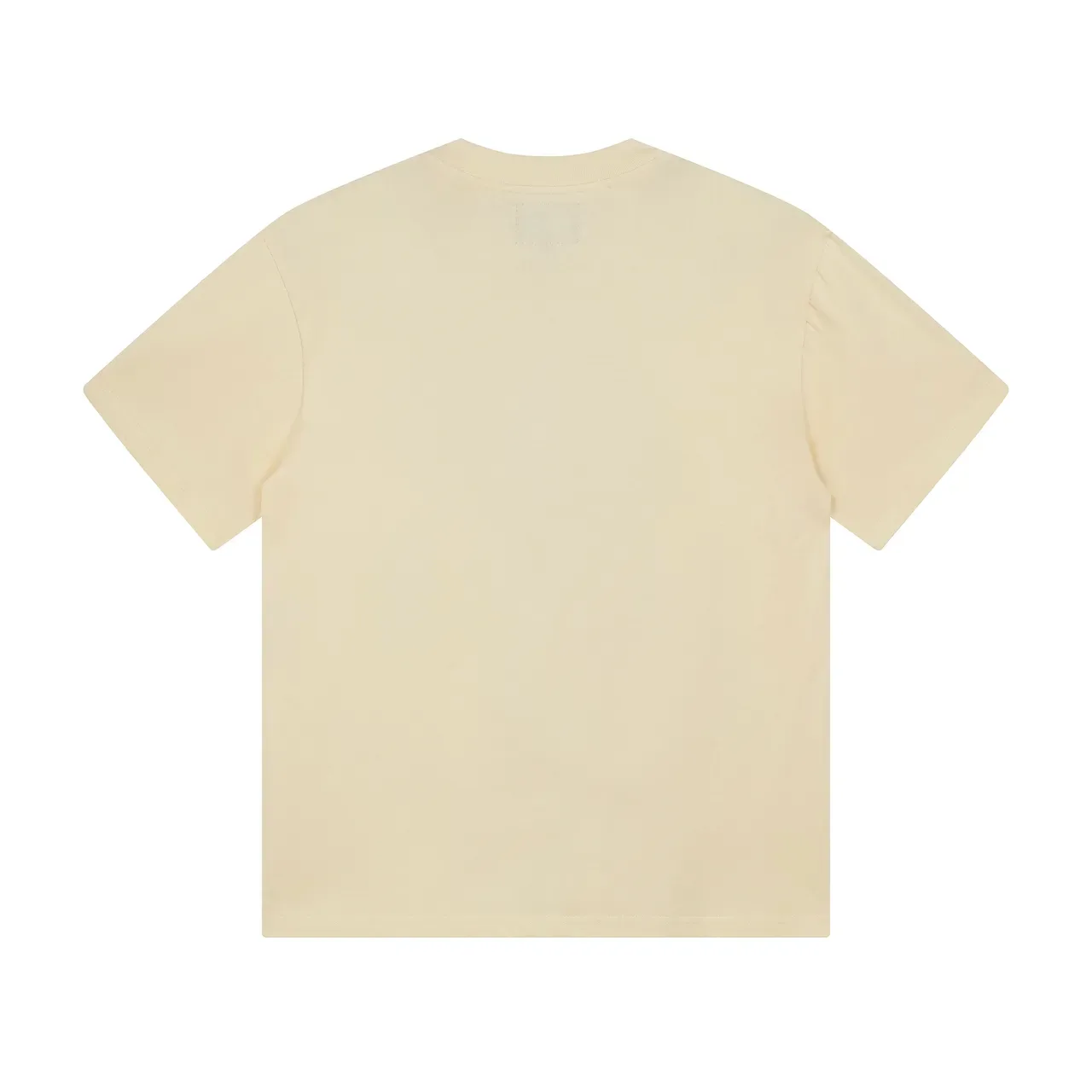 Cream Graphic-Print Skeleton Motif T-Shirt 3