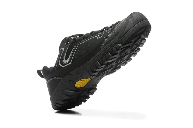 CRISPI Black Gray Low-Cut Boot Synthetic Upper Hiking Boots 3