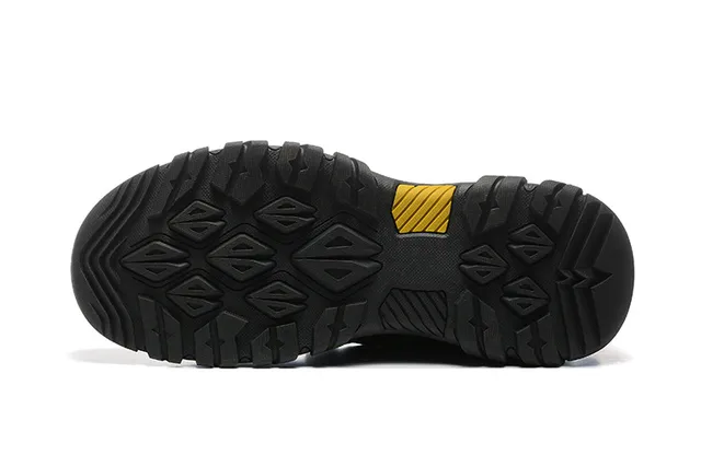 CRISPI Black Gray Low-Cut Boot Synthetic Upper Hiking Boots 7