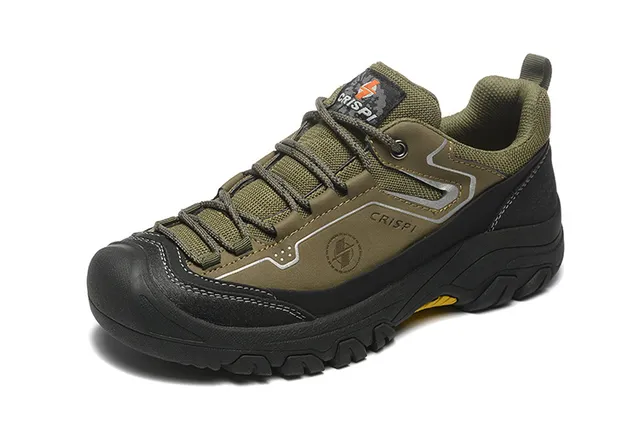 CRISPI Black Gray Low-Cut Boot Synthetic Upper Hiking Boots 9
