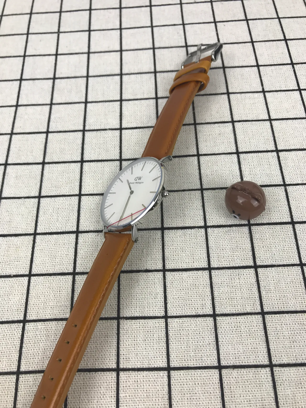 Daniel Wellington Montre Quartz Bracelet Cuir Tan Minimaliste Classique 5