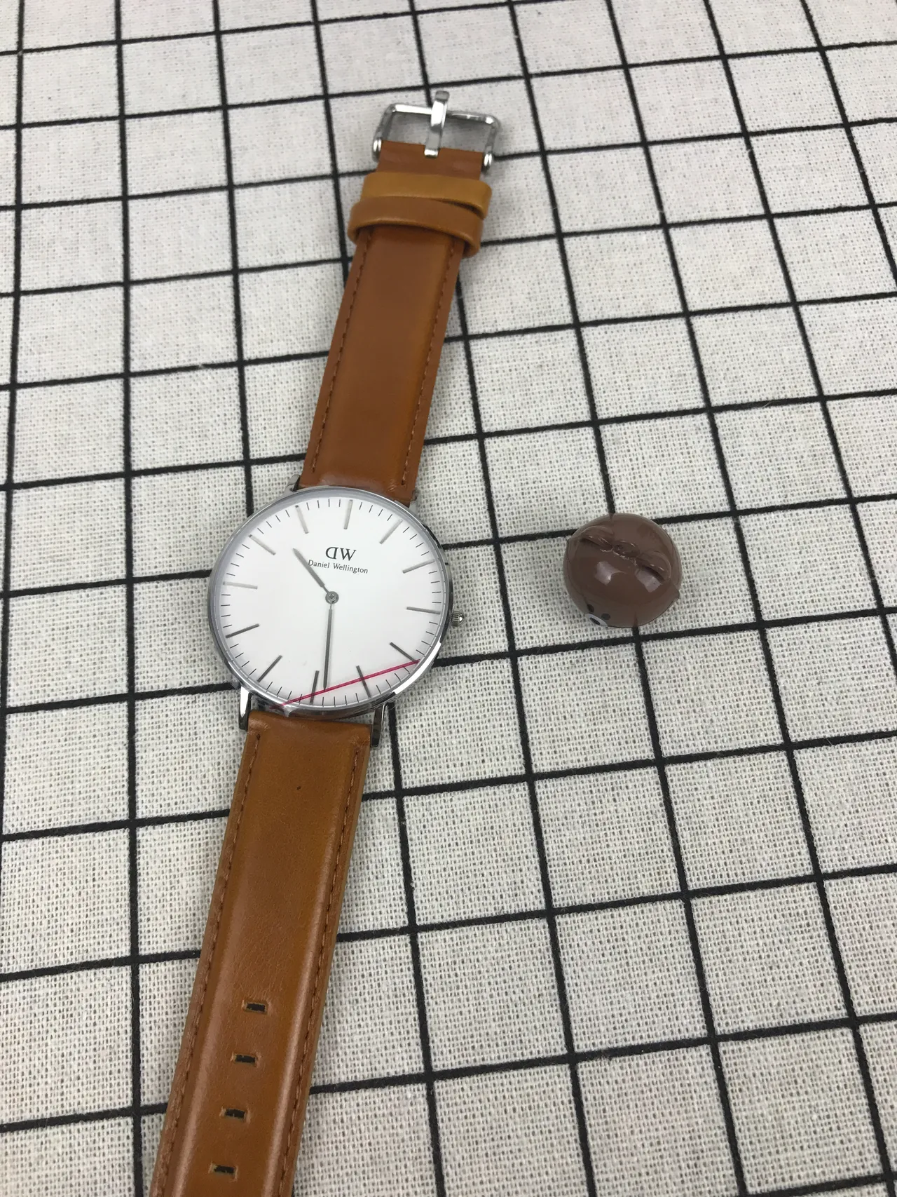 Daniel Wellington Montre Quartz Bracelet Cuir Tan Minimaliste Classique 6