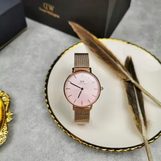 Daniel Wellington Classic Petite Rose Gold Pink Dial Quartz Watch