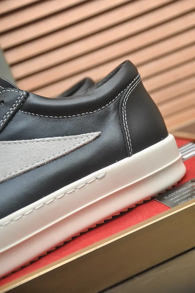Dark Gray and Light Gray Panelled Platform Sneaker 2