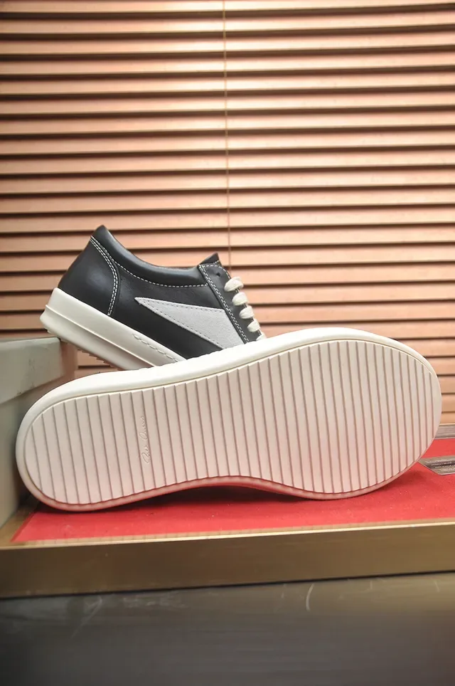 Dark Gray and Light Gray Panelled Platform Sneaker 3