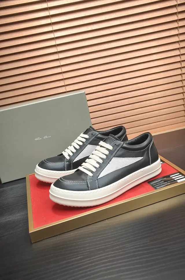 Dark Gray and Light Gray Panelled Platform Sneaker 4