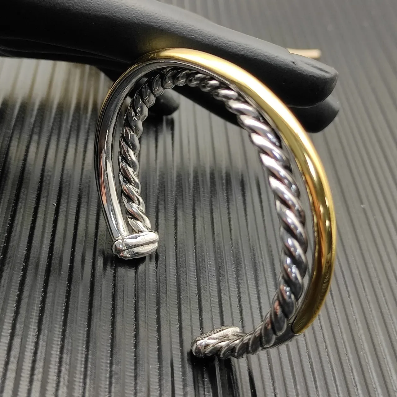 David Yurman Cable Classics Dual-Tone Twisted Cable Bracelet 6