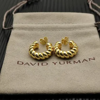 David Yurman Cable Classics Twisted Rope Hoop Earrings