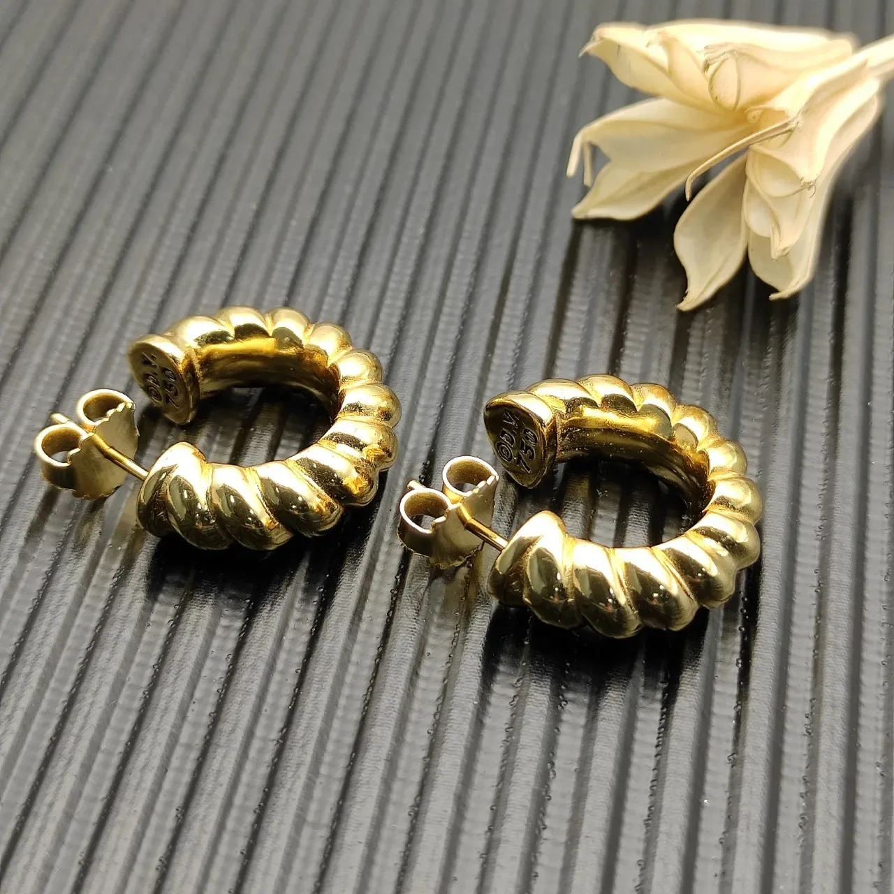 David Yurman Cable Classics Twisted Rope Hoop Earrings 6