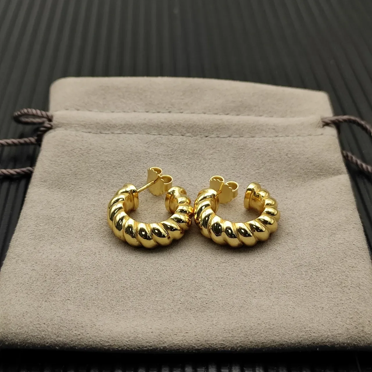 David Yurman Cable Classics Twisted Rope Hoop Earrings 9
