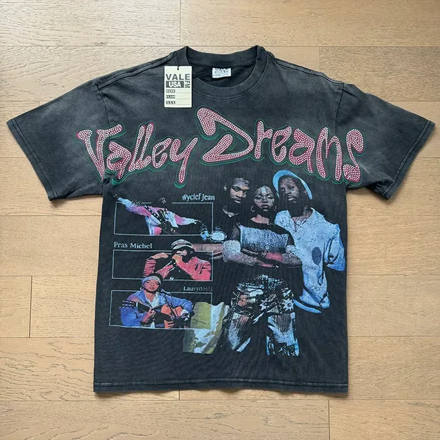 Distressed Acid-Wash Graphic T-Shirt 6