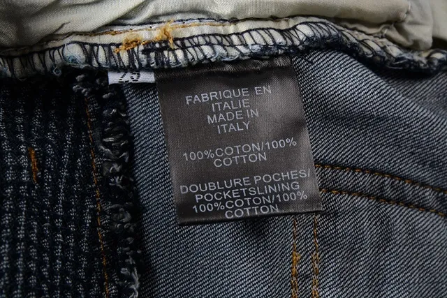 Distressed Patched Moto-Style Blue Denim Jeans 2