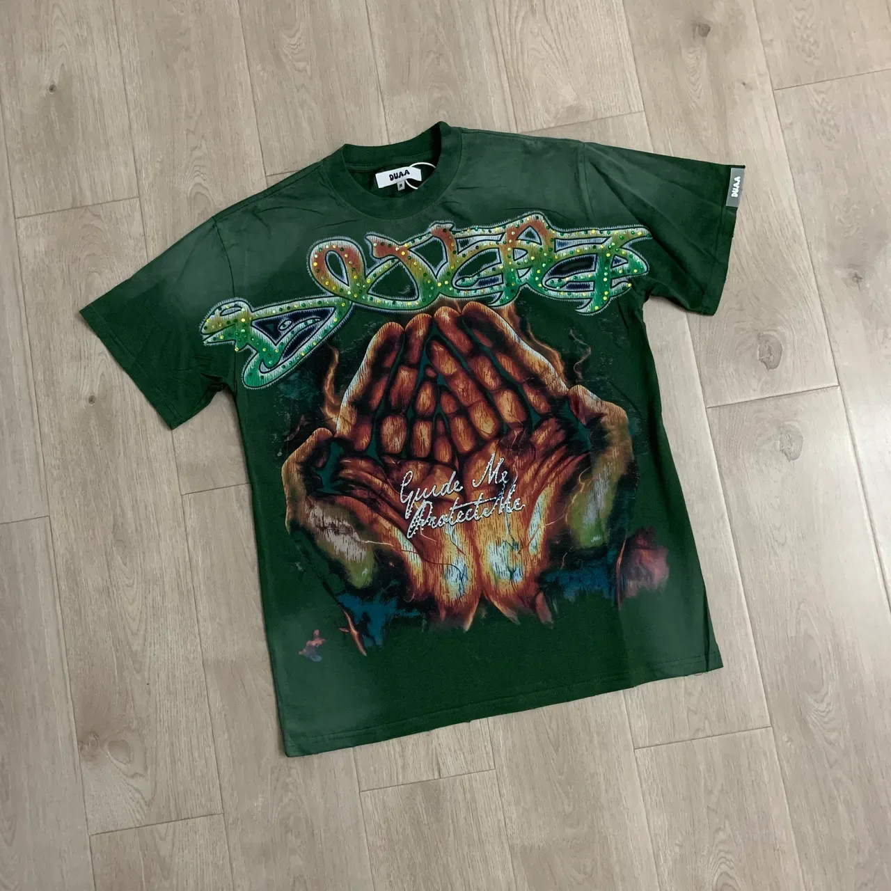 DUAA Graphic-Print Oversized T-Shirt 4