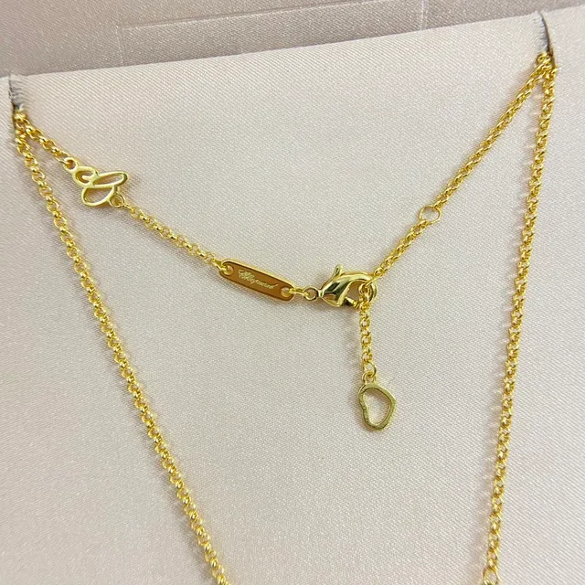 Dual-Tone Pavé Heart Pendant Layered Necklaces 3