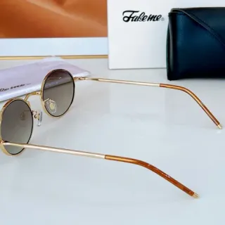 Faleme Round Metal Frame Gradient Lens Sunglasses