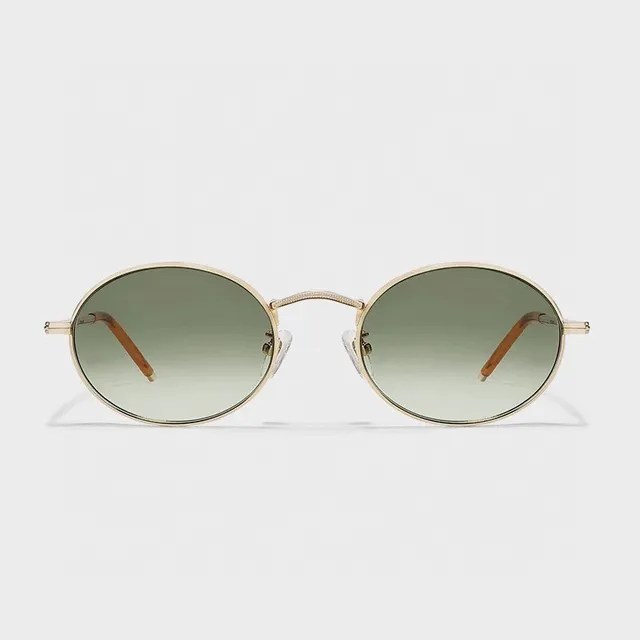 Faleme Round Metal Frame Gradient Lens Sunglasses 3