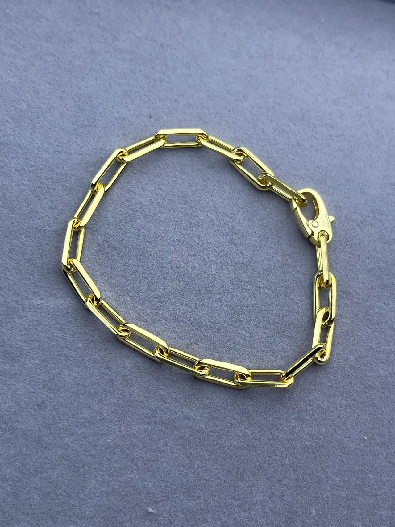 Flat-Link Polished Metal Chain Necklace 2