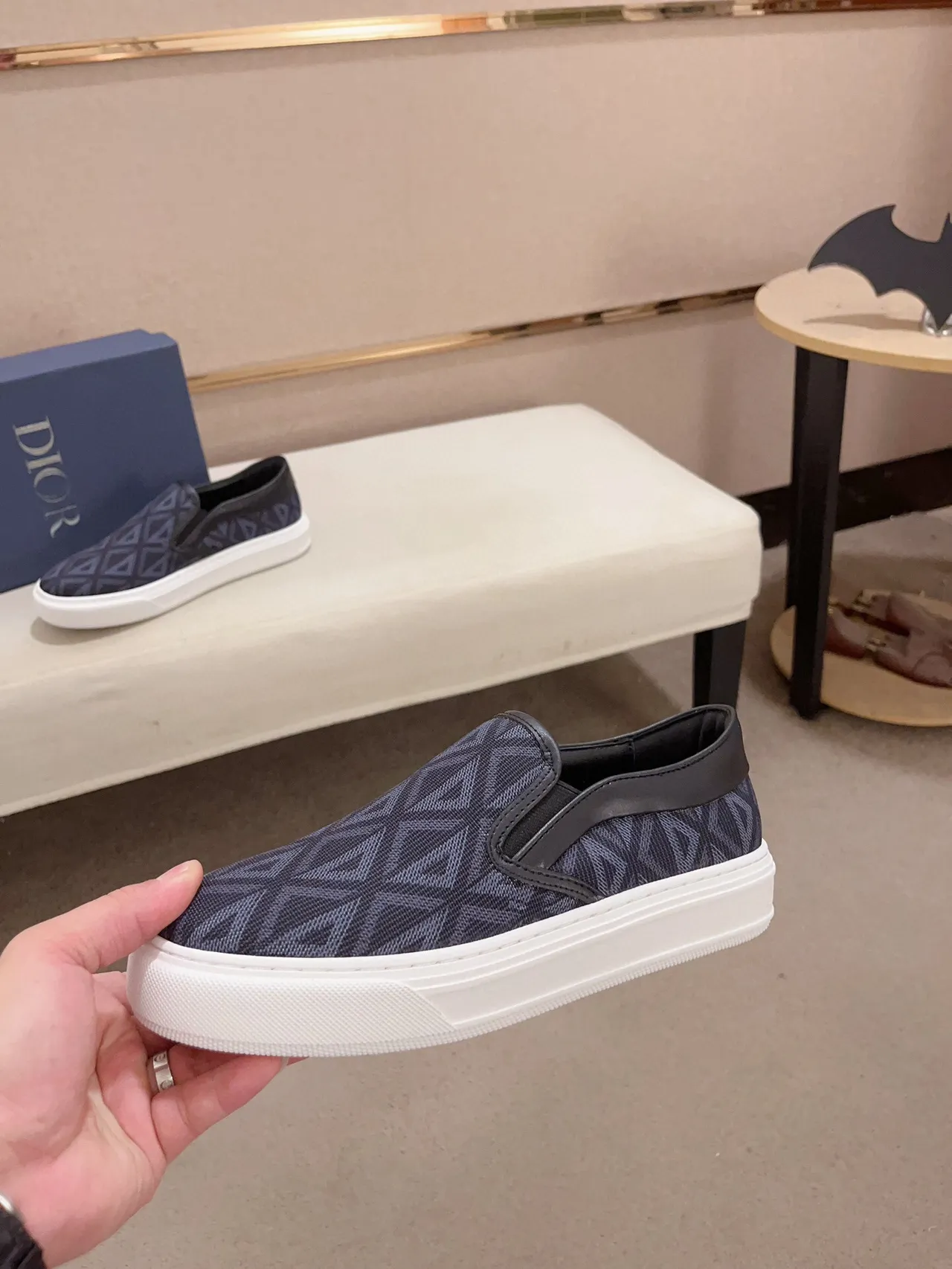 Geometric Jacquard Slip-On Lifestyle Sneaker 3