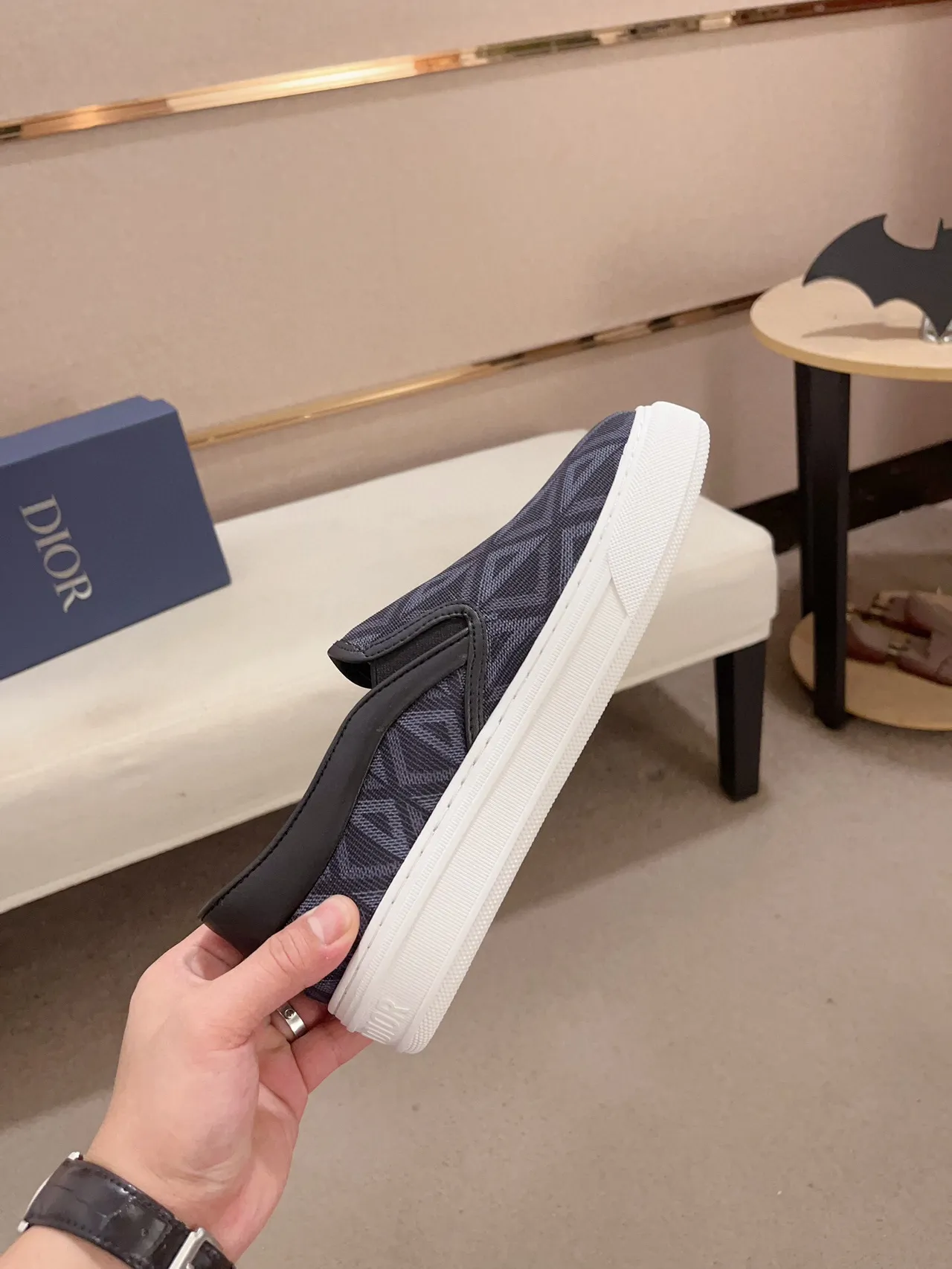 Geometric Jacquard Slip-On Lifestyle Sneaker 5