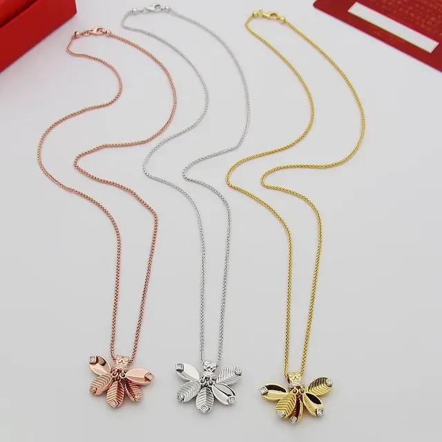 Gold Silver Floral Pendant Textured Petal Design Necklace 8